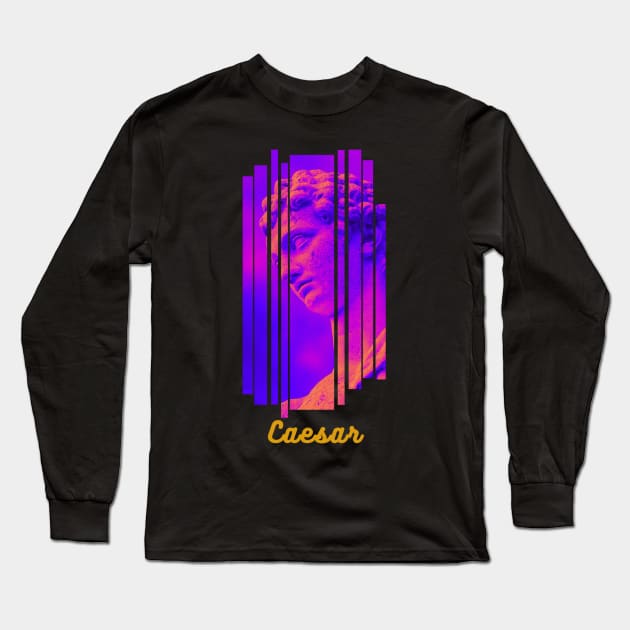 caesar Long Sleeve T-Shirt by bahullah_art